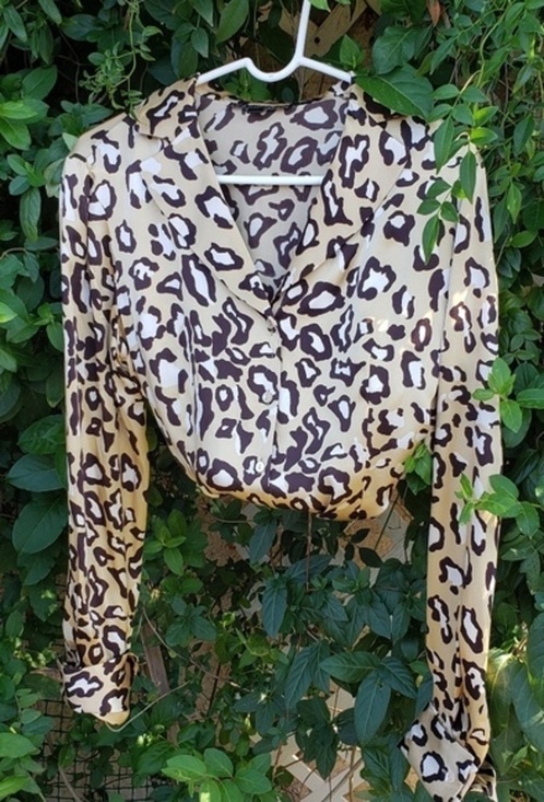 LaFayette 148 NY‎ Silk leopard blouse, - Picture 3 of 7